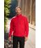 Men Men's Bonded Fleece Jacket Carbon/red 11464