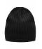 Unisex Knitted Hat Black/black 8432