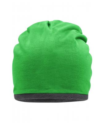 Unisexe Polaire Bonnet Vert-fougère/carbone 8635